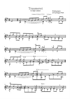 Traumerei G key (intermediates ver) / Schumann